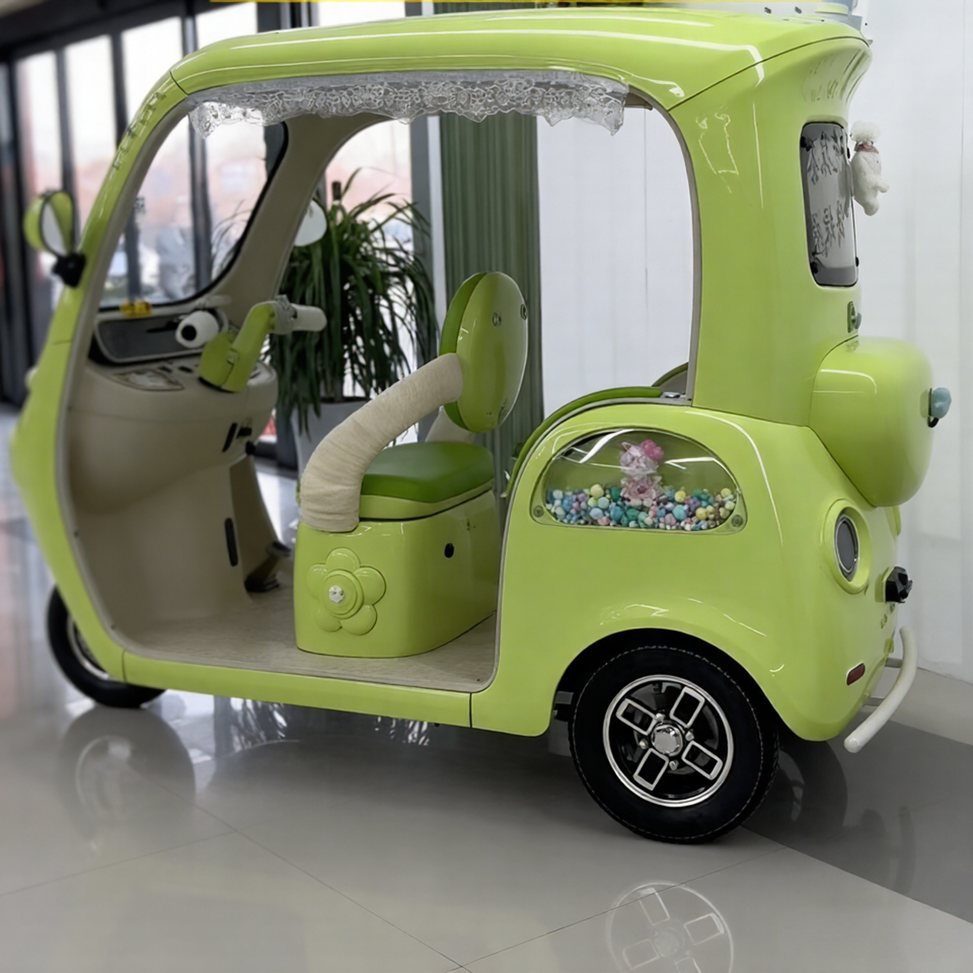 Leisure and vacation electric tricycle