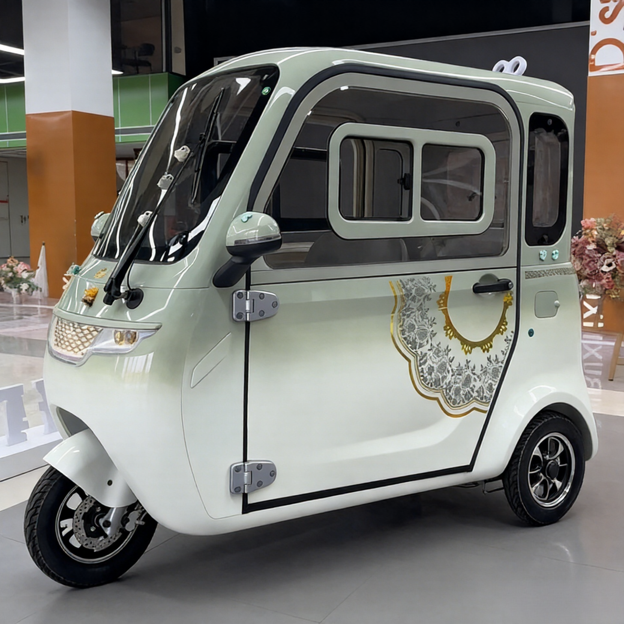Leisure and vacation electric tricycle