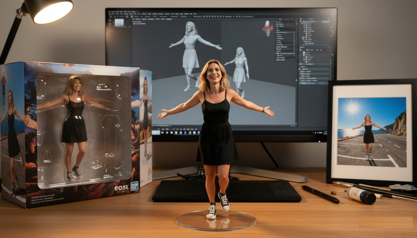 Custom-3D real-life figures