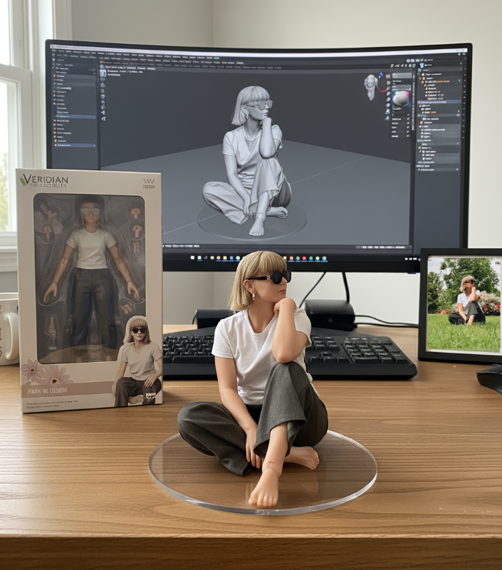 Custom-3D real-life figures