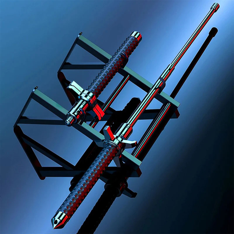 Self-defense vehicle telescopic stick