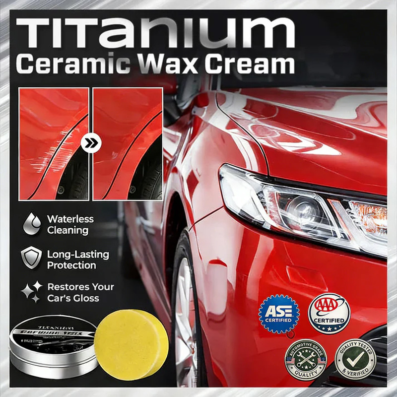Titanium ceramic wax cream