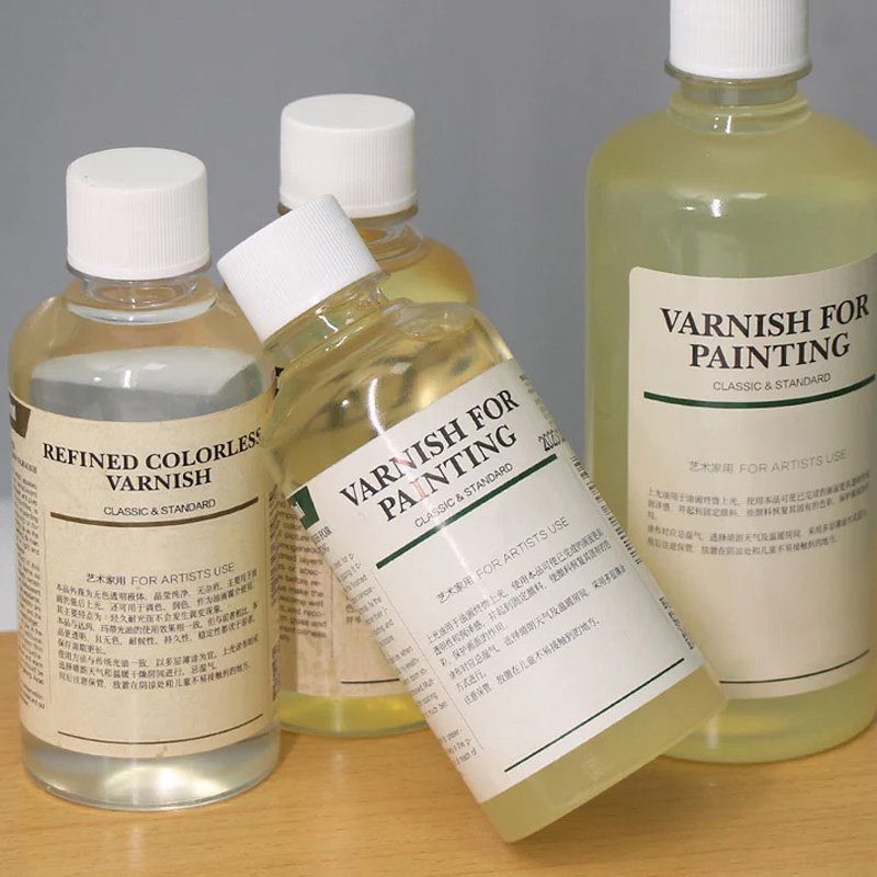 Glazing oil colorless oil paint protective medium