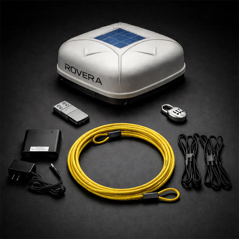 Solar-powered automatic car cover