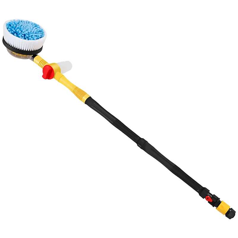 Long-handled car cleaning brush