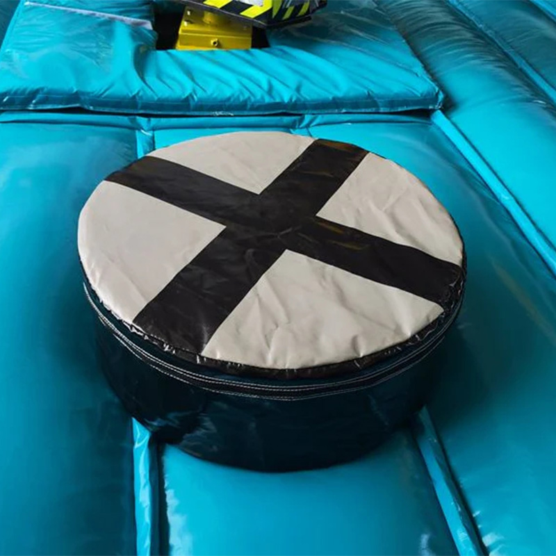 Inflatable rotating interactive game