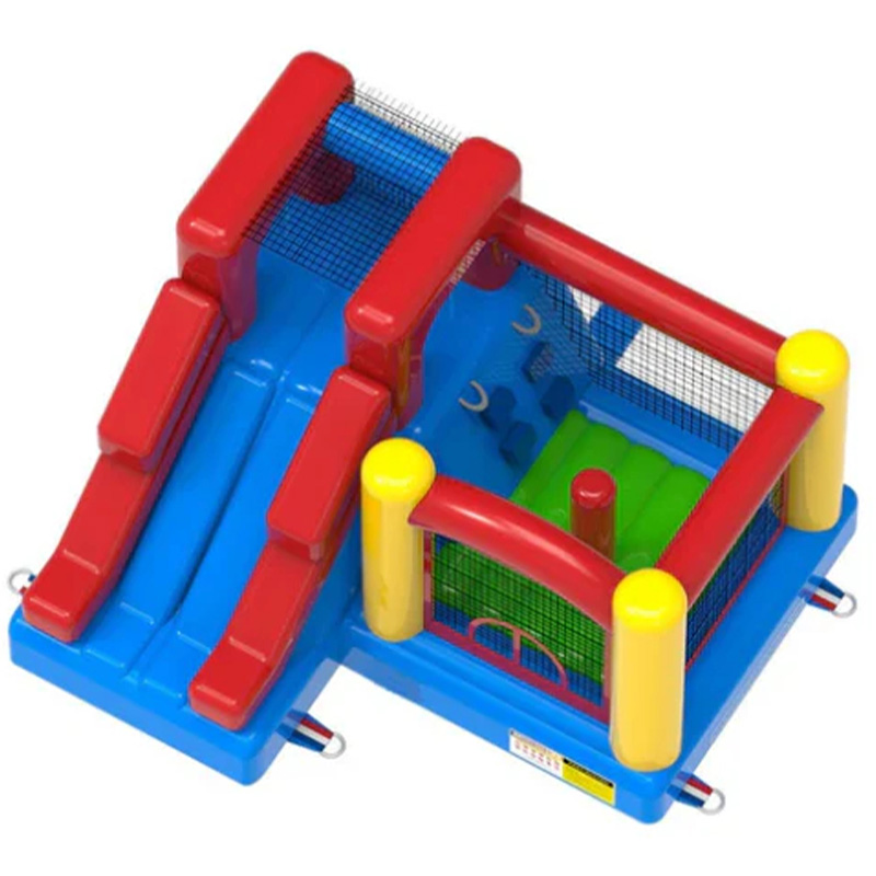 Dual-zone inflatable castle