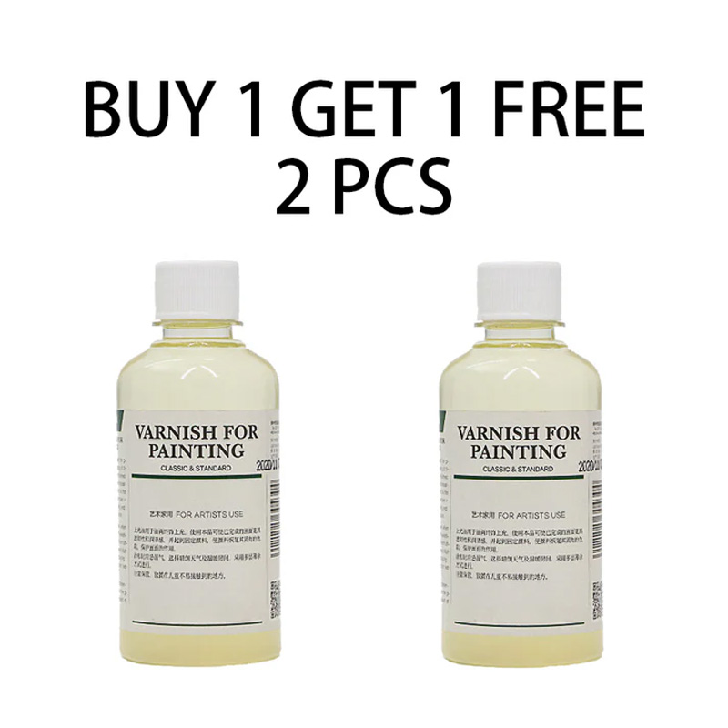 Glazing oil colorless oil paint protective medium