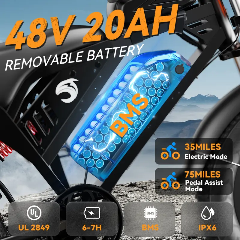 Adult Electric Bicycle — 1500W Peak Power