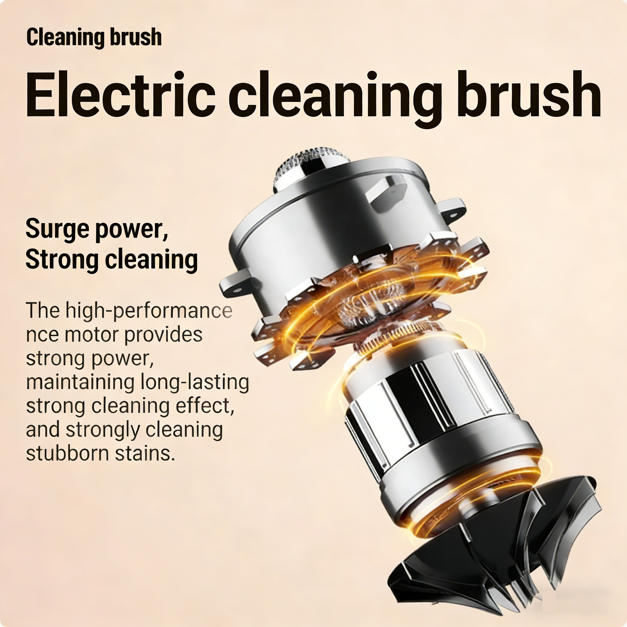 Multifunctional electric cleaning brush (Limited-time offer: Free brush accessories included)