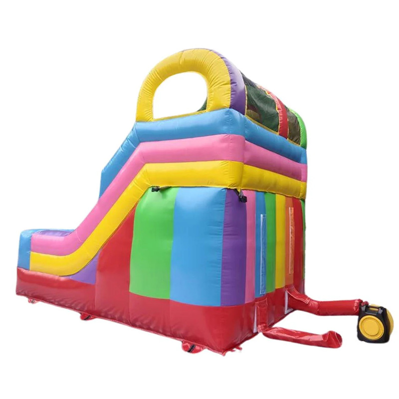 Rainbow Double-Channel Inflatable Slide