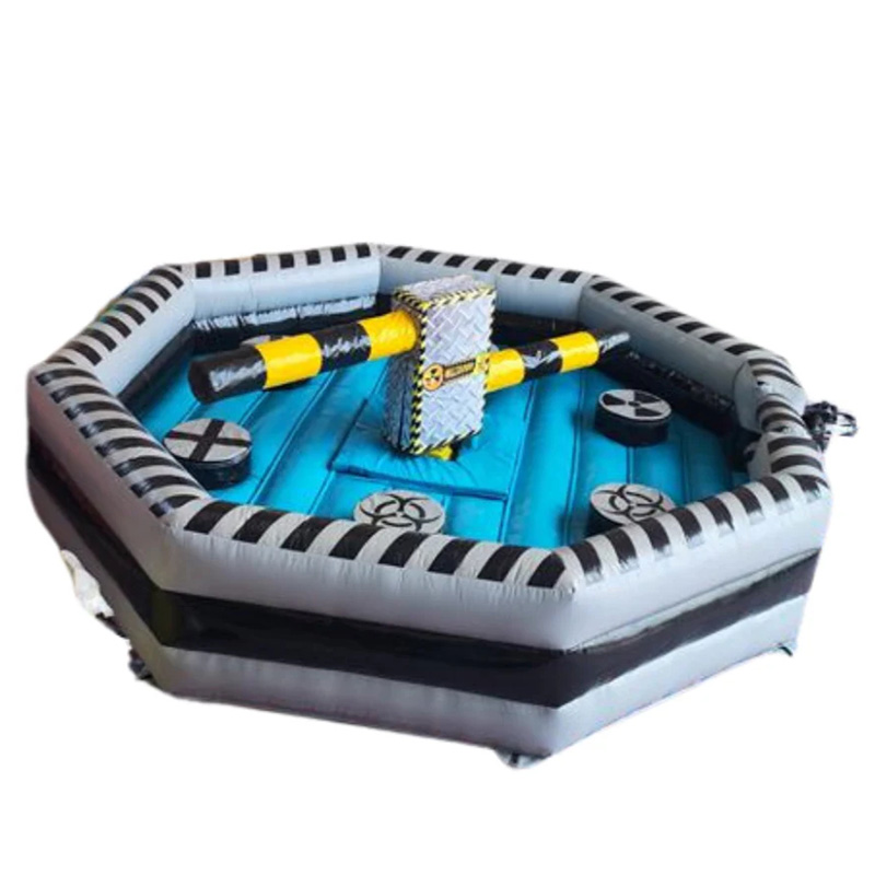 Inflatable rotating interactive game