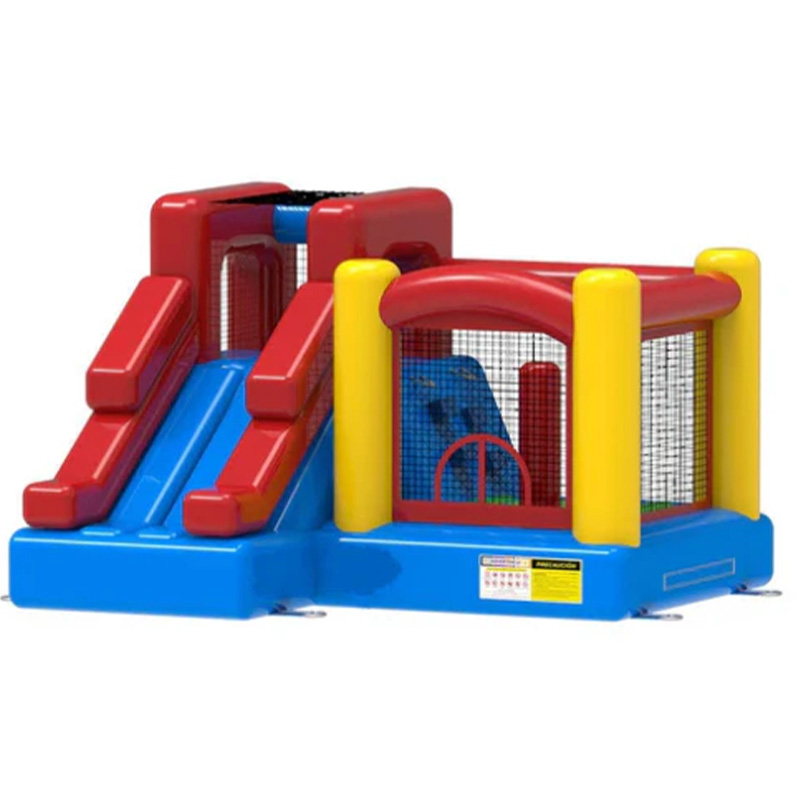 Dual-zone inflatable castle