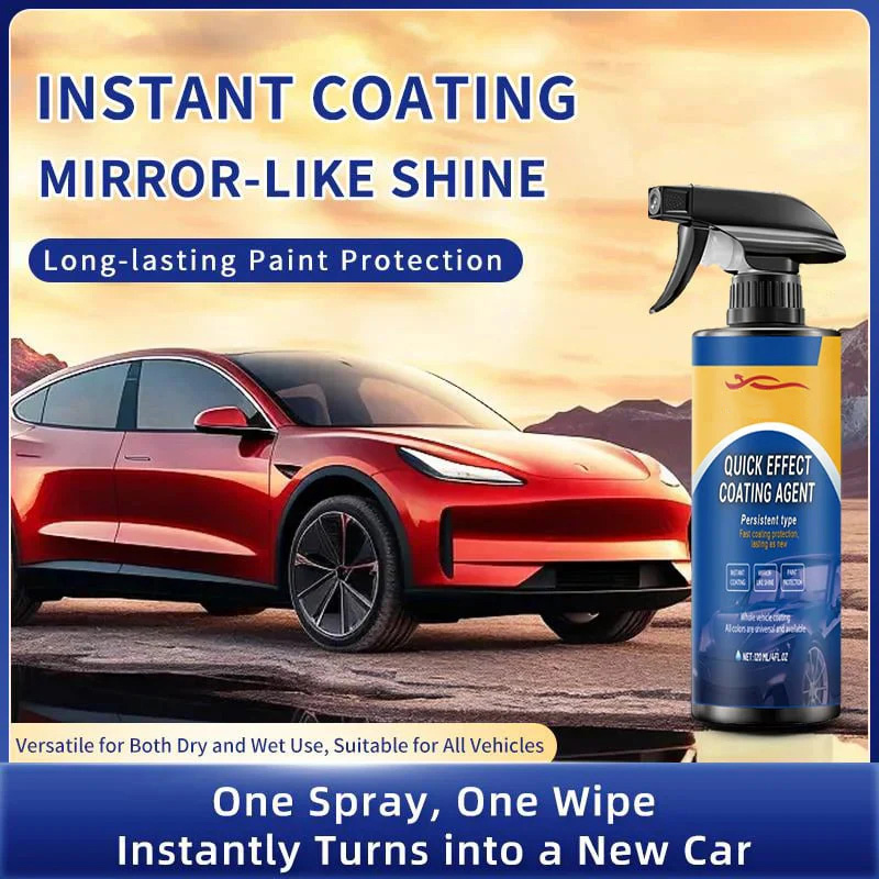 Automotive quick-acting coating spray