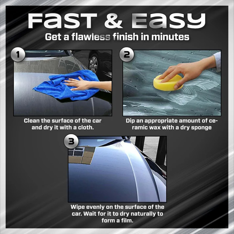 Titanium ceramic wax cream