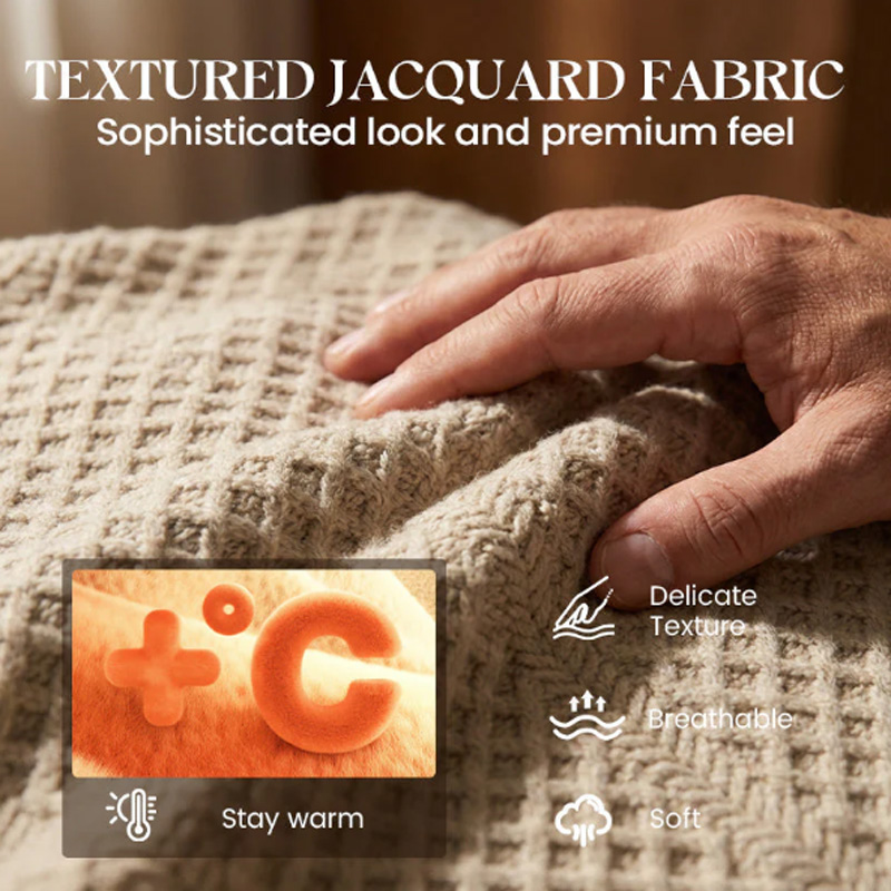 Men's jacquard collar sweatshirt