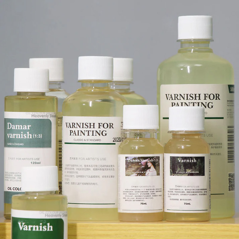 Glazing oil colorless oil paint protective medium