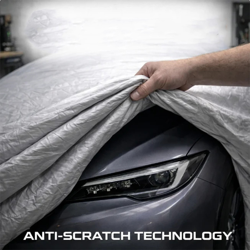 Solar-powered automatic car cover