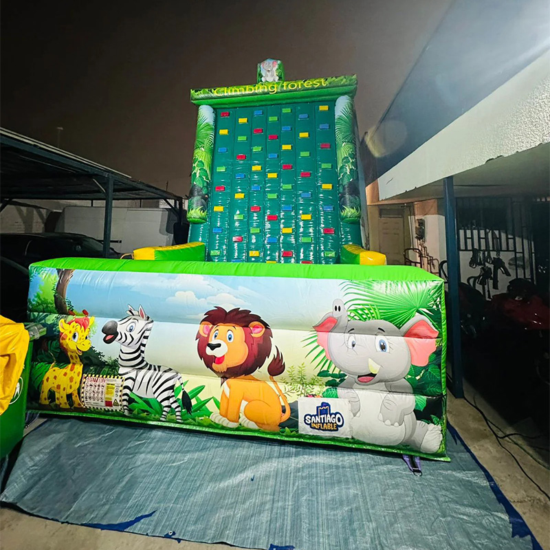 Jungle Adventure Inflatable Climbing Wall