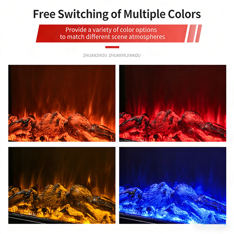 LED Simulated Flame Electronic Fireplace