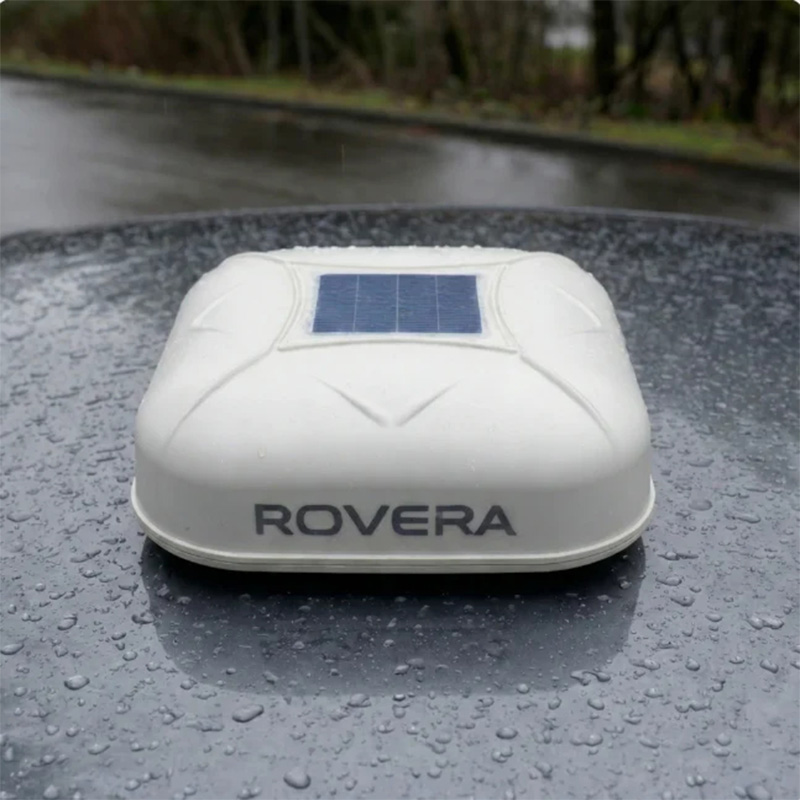 Solar-powered automatic car cover