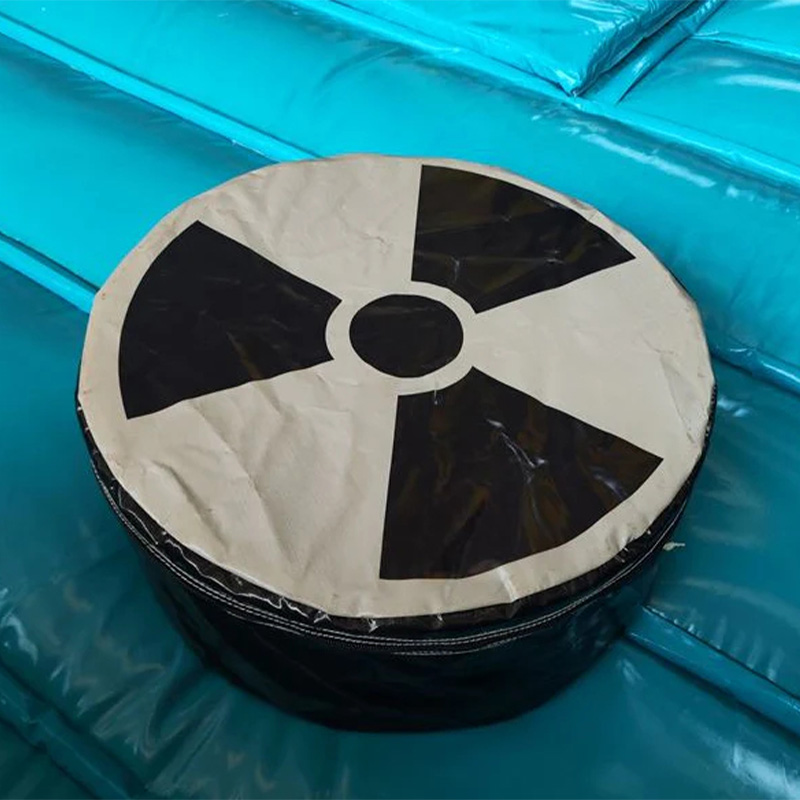 Inflatable rotating interactive game