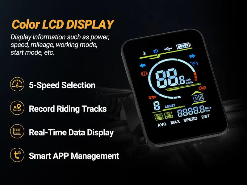 1500W Peak Power Electric Off-Road Bicycle