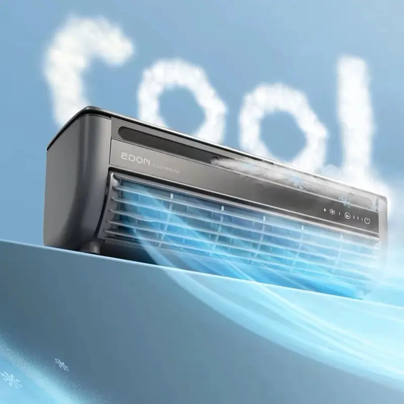 Mini air conditioner fan - energy-efficient