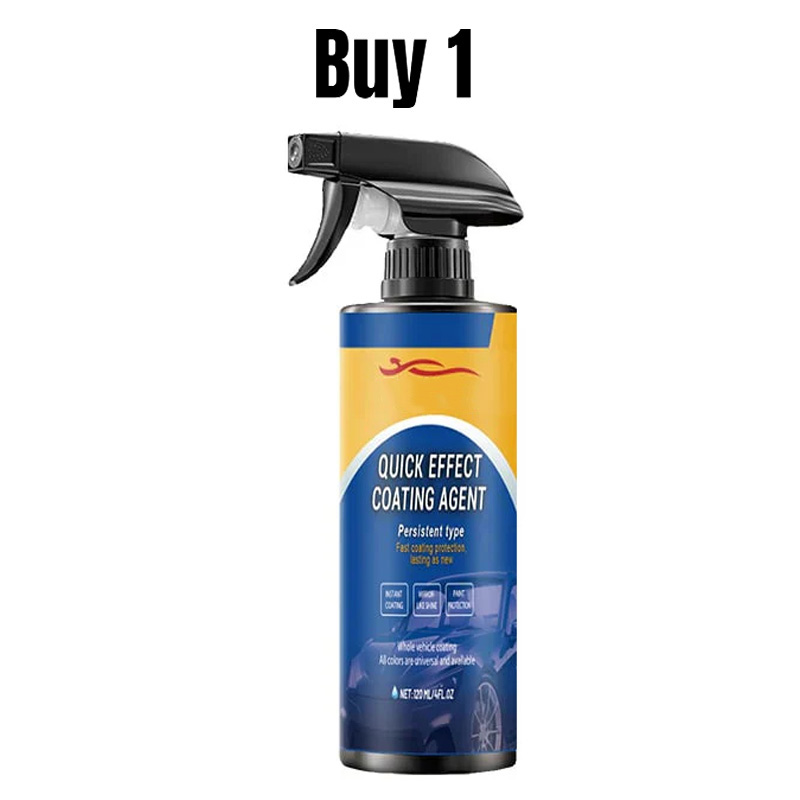 Automotive quick-acting coating spray