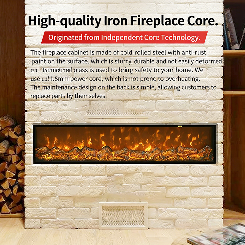 LED Simulated Flame Electronic Fireplace