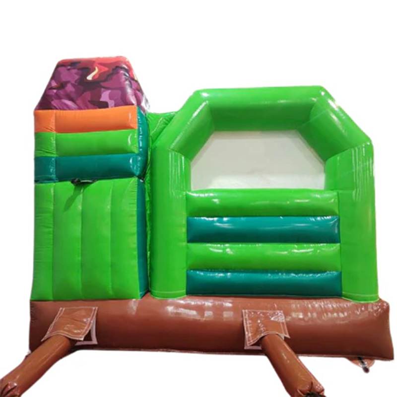 Dinosaur-themed inflatable castle