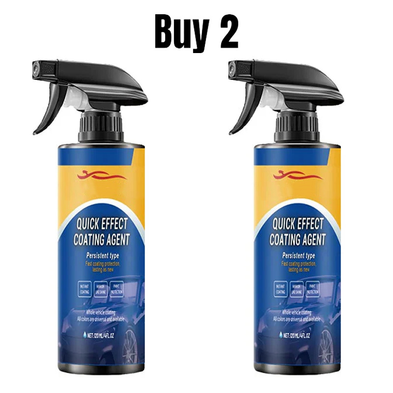 Automotive quick-acting coating spray