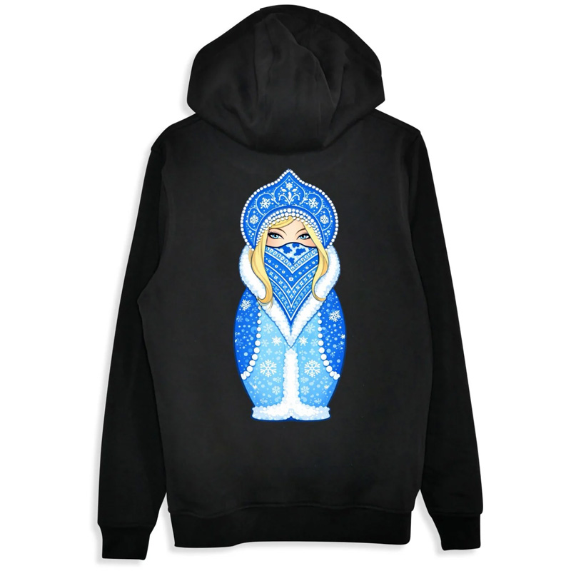 Matryoshka doll print hoodie