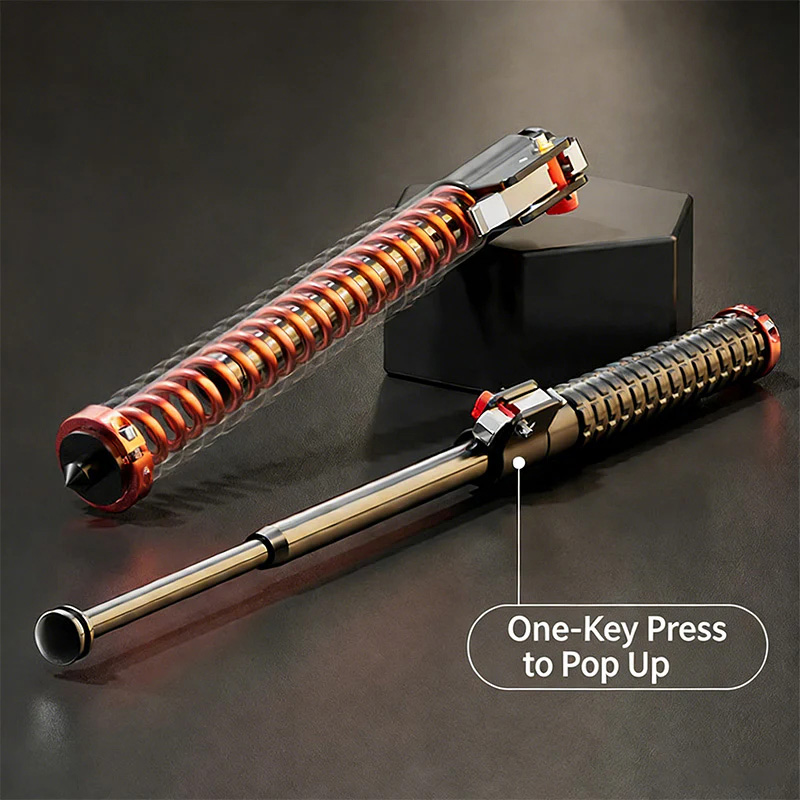 Self-defense vehicle telescopic stick