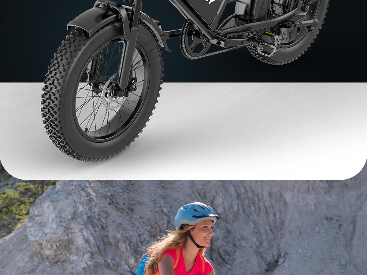 【VOLTVOGUE】Peak 1500W Electric Off-Road Bike 20-Inch Full Suspension E-Motorcycle, 48V 20Ah Removable Battery, 31MPH Top Speed, 40-55 Mile Range, 2-Seater, LED Headlights, 20-Inch All-Terrain Fat Tires, UL 2849 Certified 【VOLTVOGUE】Peak 1500W Electric Off-Road Bike 20-Inch Full Suspension E-Motorcycle, 48V 20Ah Removable Battery, 31MPH Top Speed, 40-55 Mile Range, 2-Seater, LED Headlights, 20-Inch All-Terrain Fat Tires, UL 2849 Certified