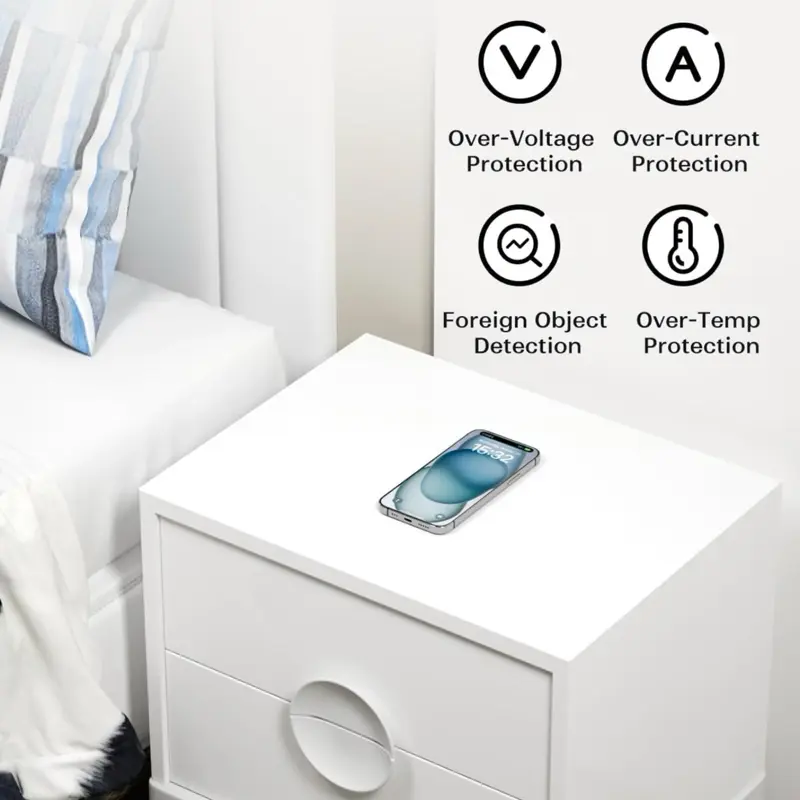 Invisible Wireless Charger - Perfectly Compatible with iOS and Android Systems