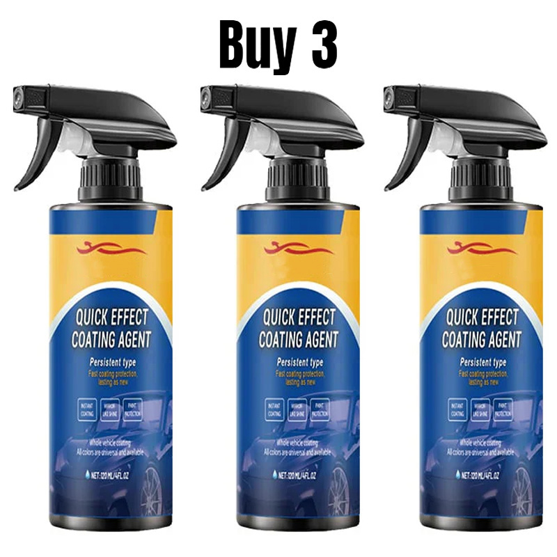 Automotive quick-acting coating spray