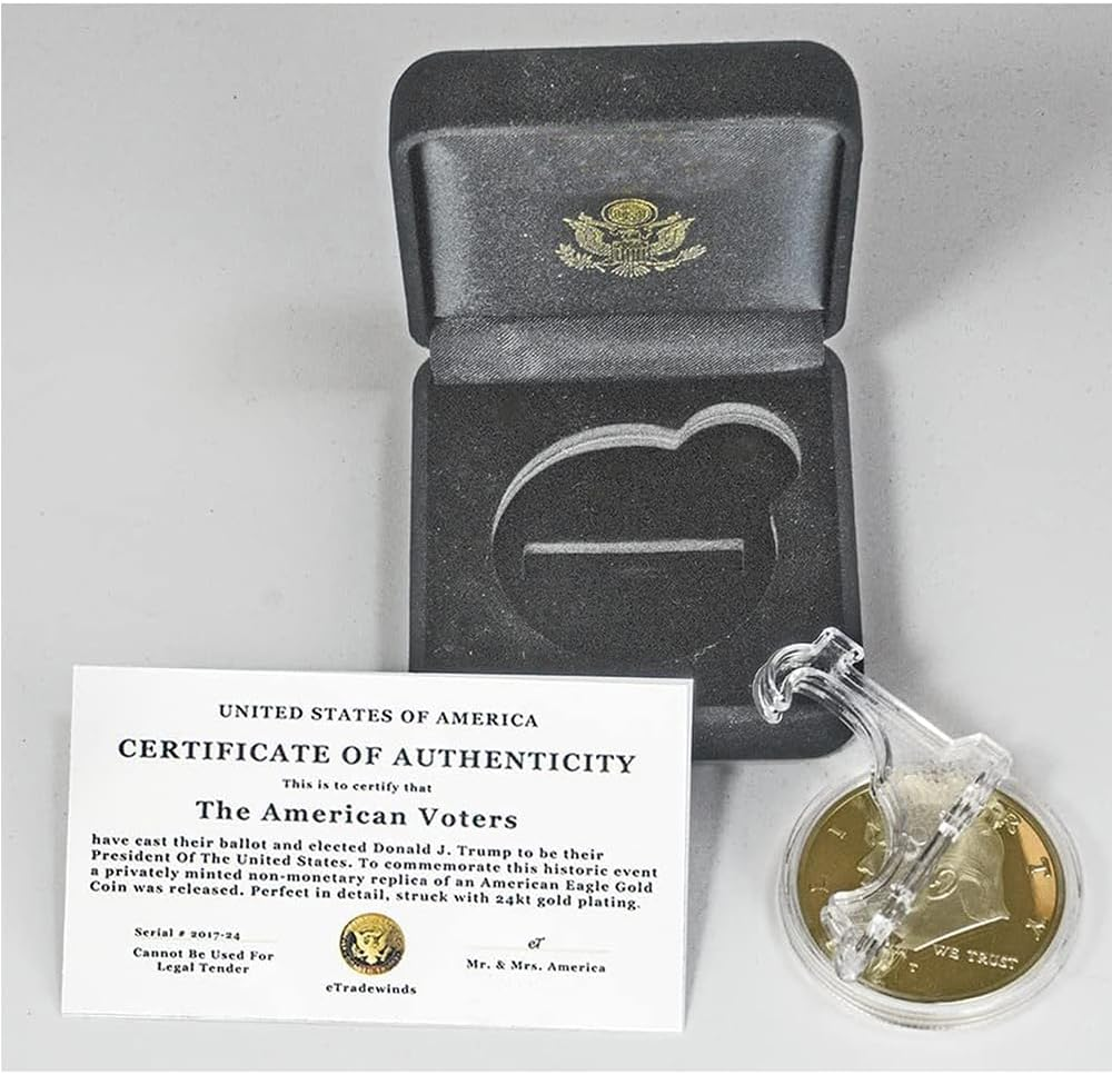 9pc 2025-2029 Series Presidential Commemorative Coin, Presidential Commemorative Gifts