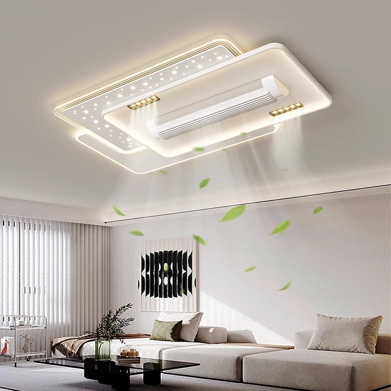 Bladeless Ceiling Fan Light - Full Spectrum Air Conditioning Fan