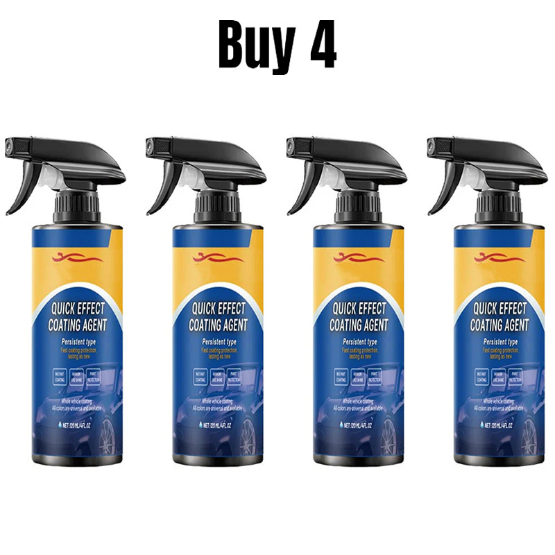 Automotive quick-acting coating spray