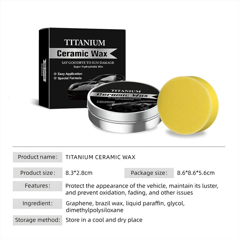 Titanium ceramic wax cream