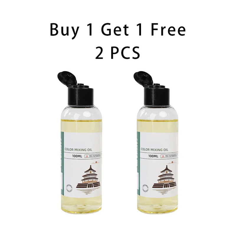 Glazing oil colorless oil paint protective medium