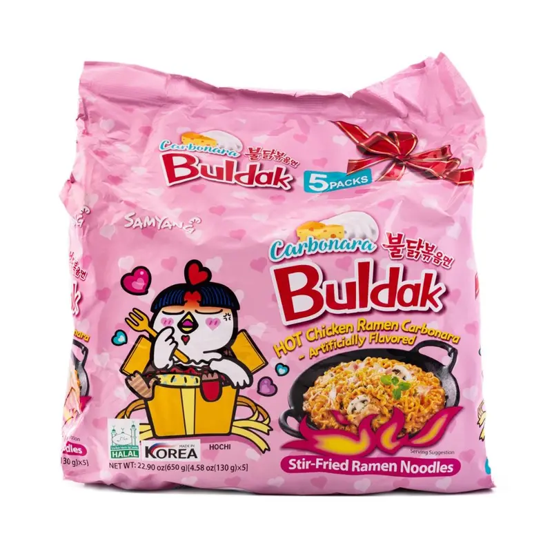 Turkey Ramen Carbonane Spicy Chicken Flavor 5-pack (3 large packs for only $16.99)