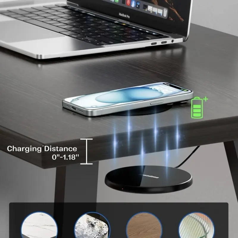 Invisible Wireless Charger - Perfectly Compatible with iOS and Android Systems
