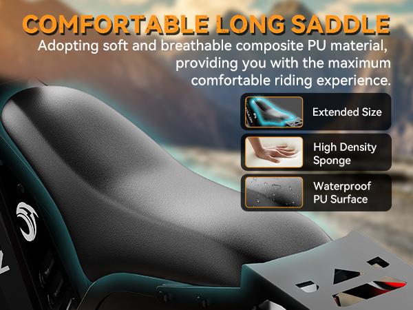 YOULON Electric Bike for Adults 1500W Peak 20" Fat Tire All-Terrain E-Bike 30 MPH Electric Dirt Bike for Road Sand Mountain Snow - 48V 20 AH Battery Powered Electric Motorcycle, Full Suspension E Bike