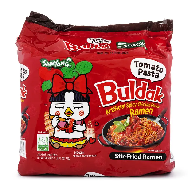 Turkey Ramen Carbonane Spicy Chicken Flavor 5-pack (3 large packs for only $16.99)