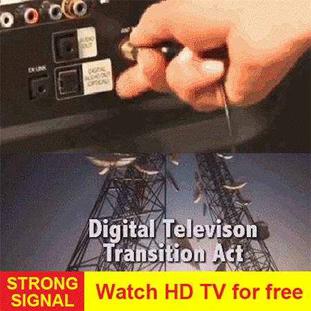 Indoor HD digital TV signal receiver