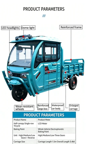 Electric Cargo Tricycle