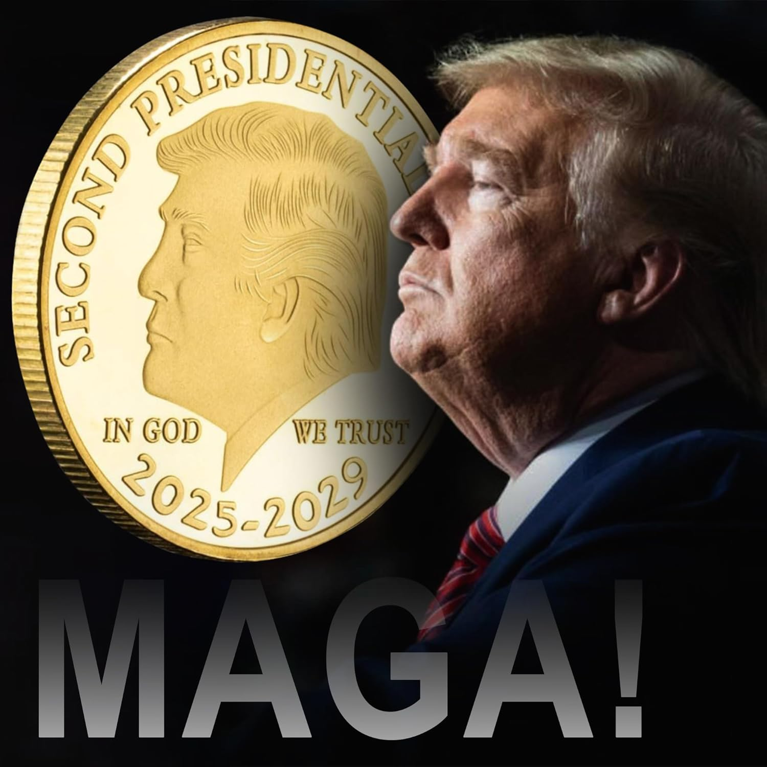 9pc 2025-2029 Series Presidential Commemorative Coin, Presidential Commemorative Gifts