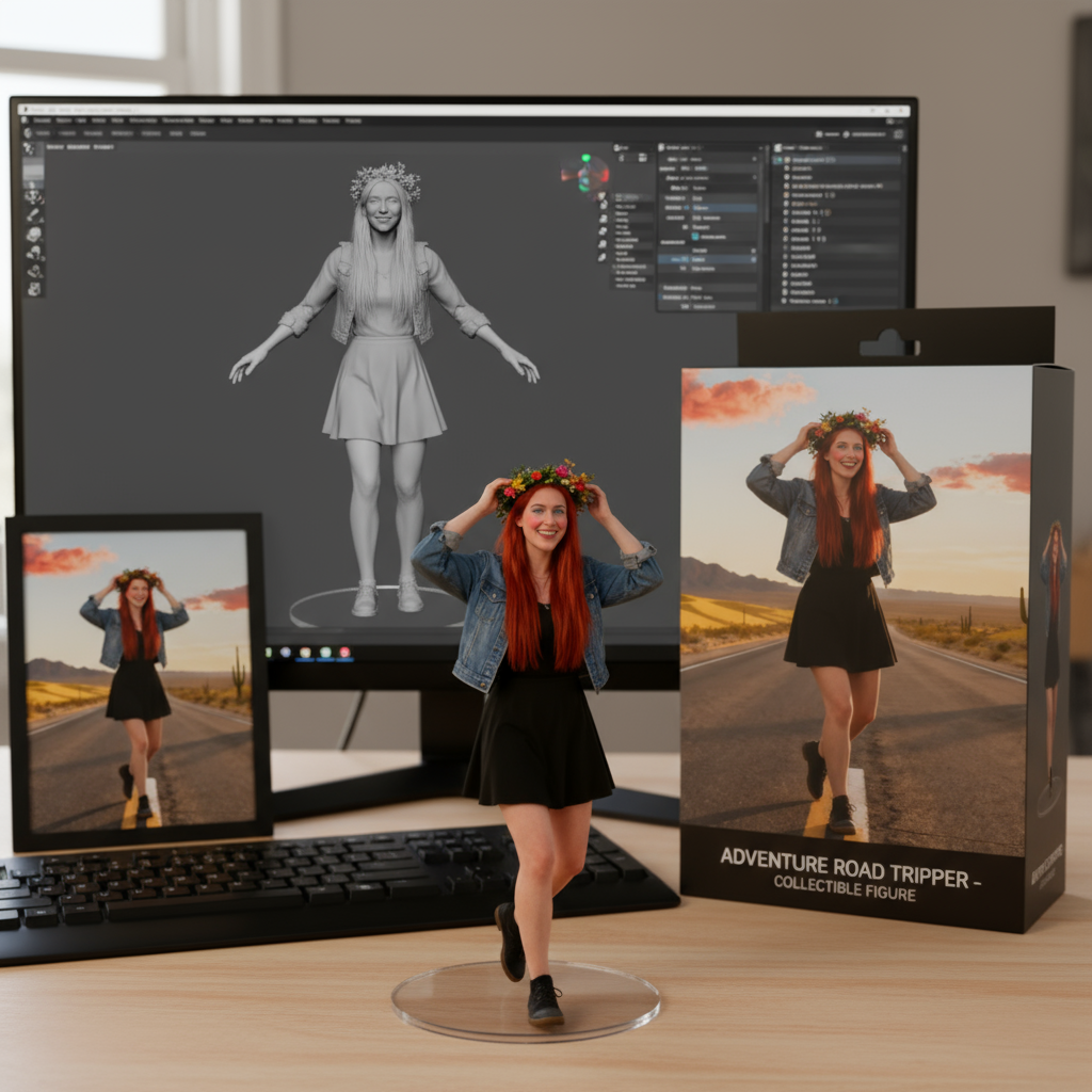 Custom-3D real-life figures